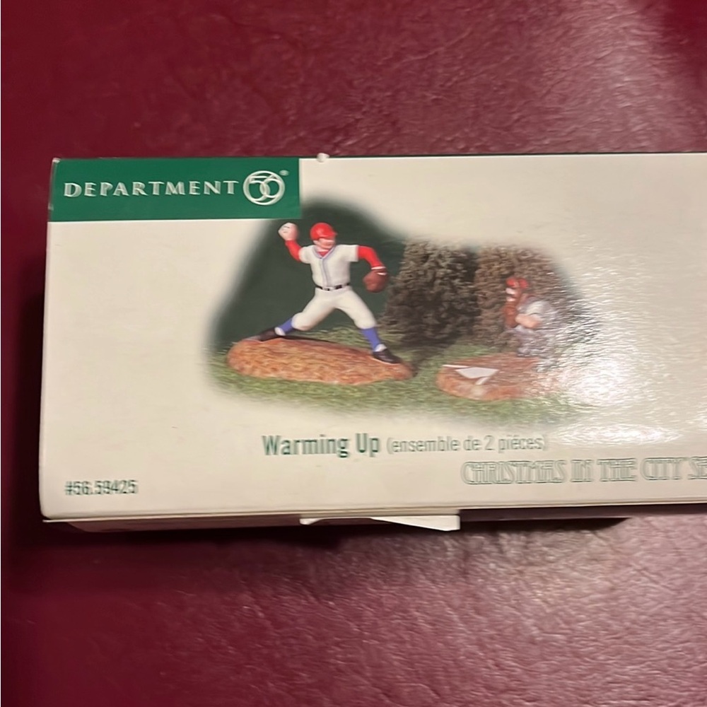 ⚾️ NIB ⚾️ Department 56 “Warming Up”